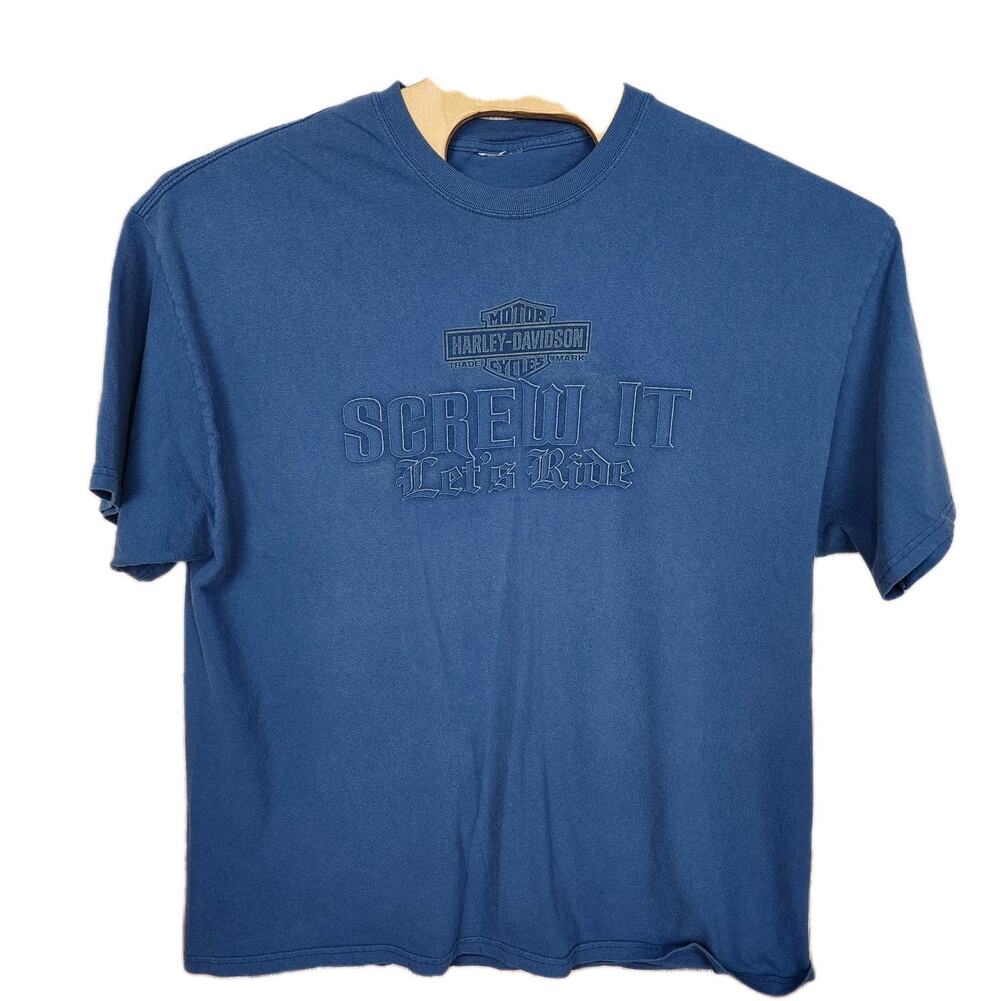 “Screw It Let’s Ride” Men's Harley Davidson Legacy Effingham IL T Shirt XL